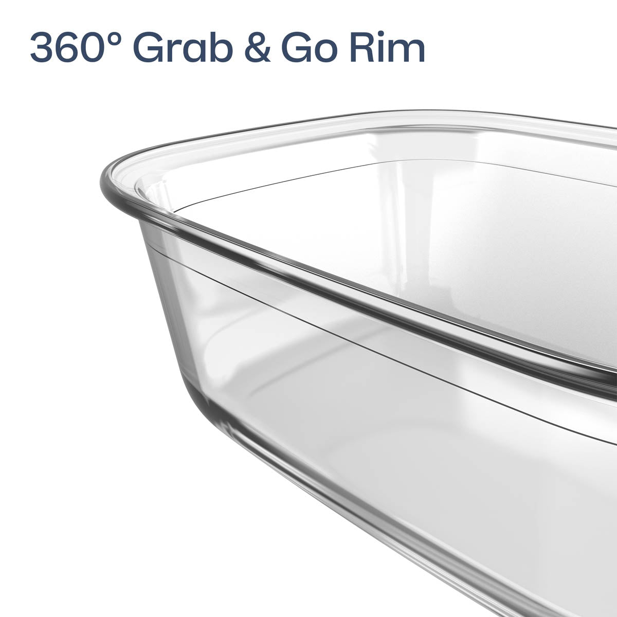 Tupperware Voila™ Glass Food Storage Container | Rectangular Medium - Image 8