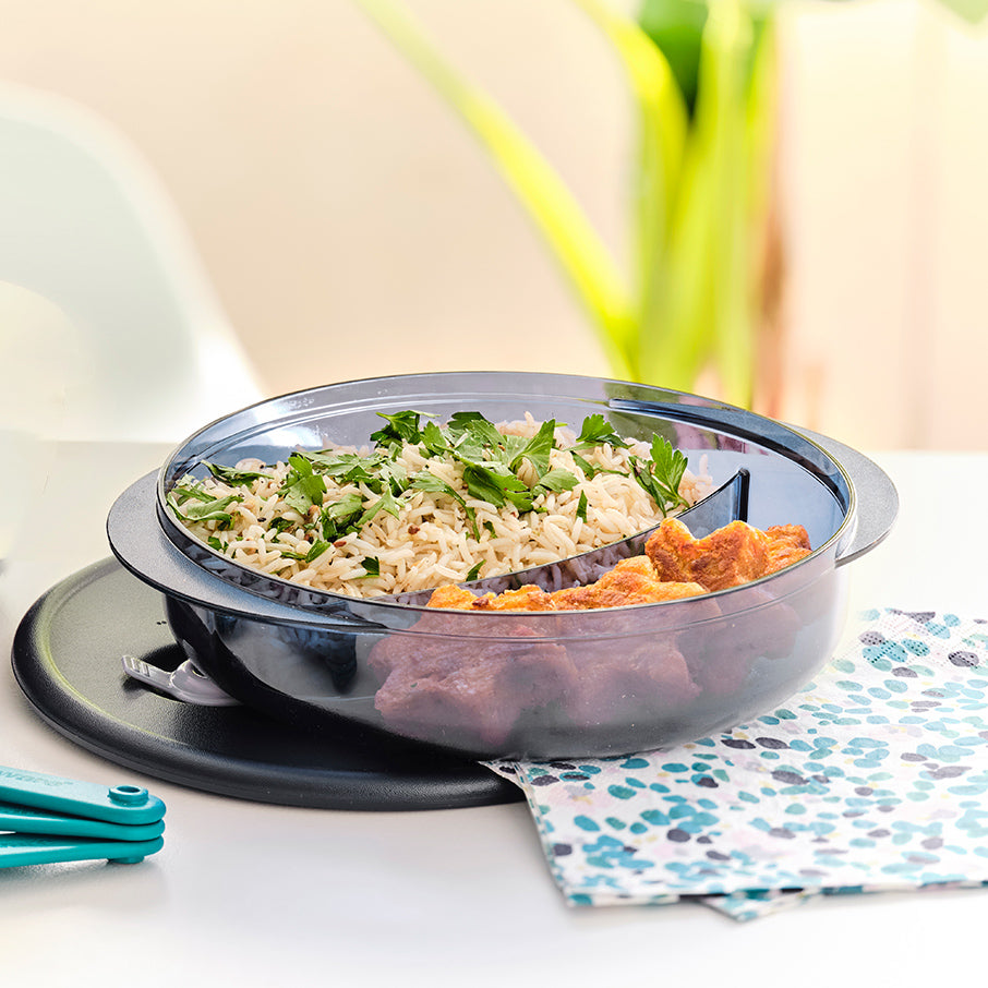 Vent 'N Serve® Round Divided Dish - Image 2