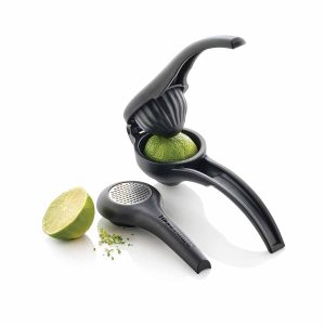 Tupperware® Zest ’N Press® Gadget | Hand-Held Citrus Squeezer & Zester